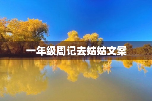 一年级周记去姑姑文案 一年级周记去姑姑文案