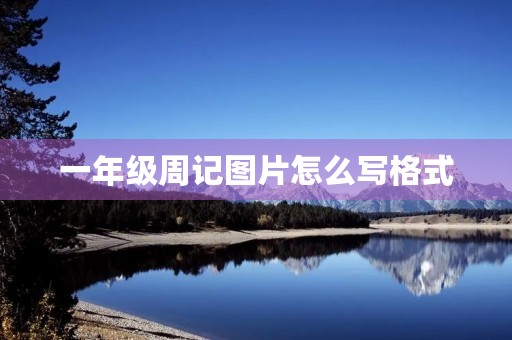 一年级周记图片怎么写格式