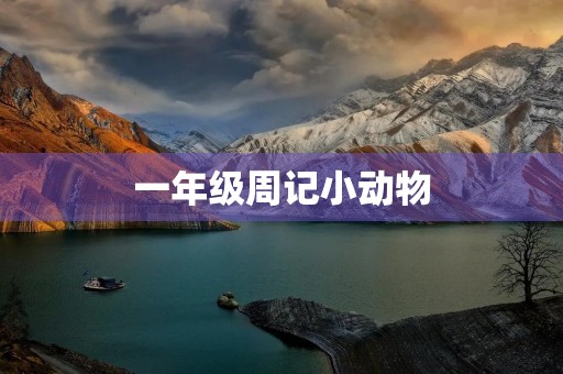 一年级周记小动物