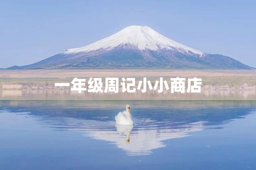 一年级周记小小商店 一年级周记小小商店