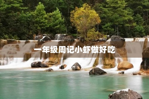 一年级周记小虾做好吃 一年级周记小虾做好吃