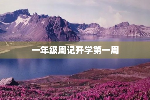 一年级周记开学第一周 一年级周记开学第一周