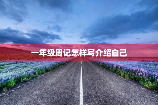 一年级周记怎样写介绍自己 一年级周记怎样写介绍自己