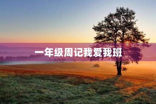 一年级周记我爱我班