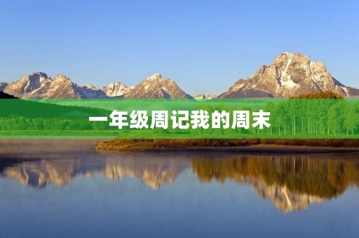 一年级周记我的周末 一年级周记我的周末