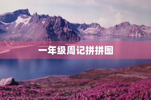 一年级周记拼拼图