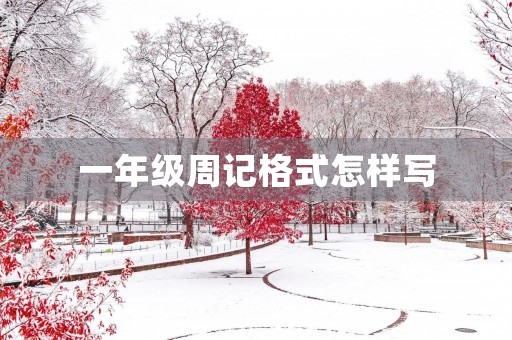 一年级周记格式怎样写 一年级周记格式怎样写