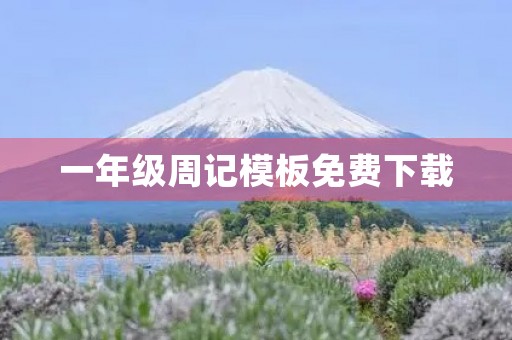 一年级周记模板免费下载
