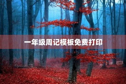 一年级周记模板免费打印 一年级周记模板免费打印