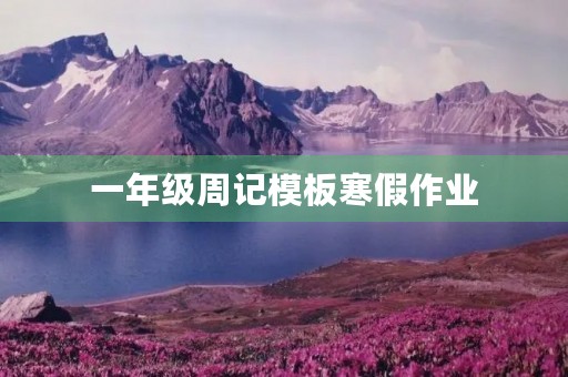 一年级周记模板寒假作业