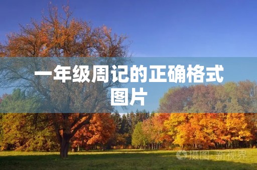 一年级周记的正确格式图片 一年级周记的正确格式图片