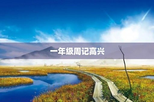 一年级周记高兴