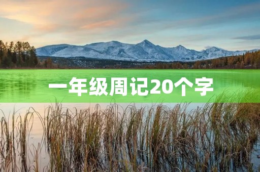 一年级周记20个字 一年级周记20个字