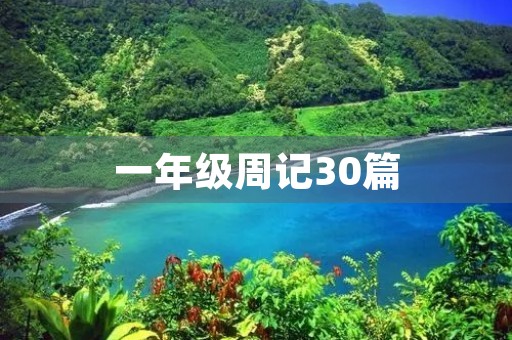 一年级周记30篇 一年级周记30篇