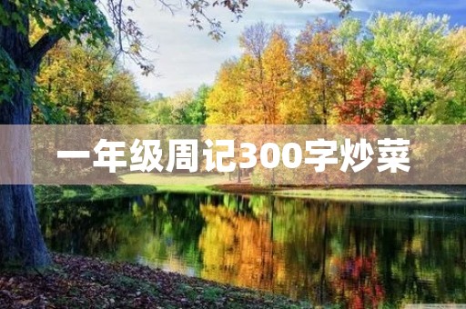 一年级周记300字炒菜