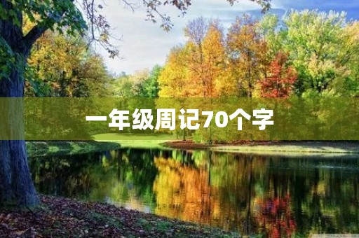 一年级周记70个字