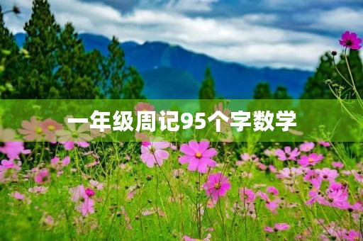 一年级周记95个字数学 一年级周记95个字数学
