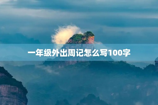 一年级外出周记怎么写100字