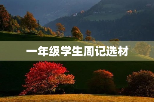 一年级学生周记选材
