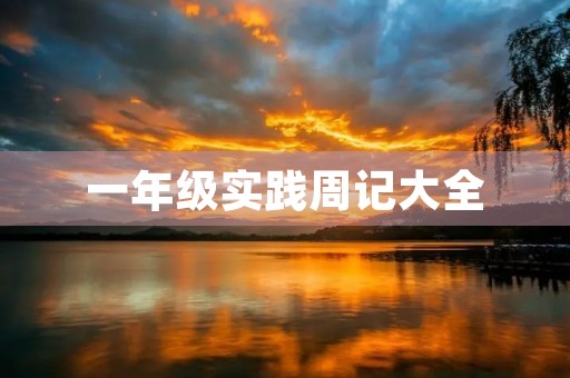 一年级实践周记大全 一年级实践周记大全
