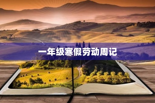 一年级寒假劳动周记 一年级寒假劳动周记