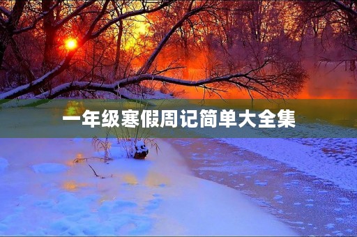一年级寒假周记简单大全集