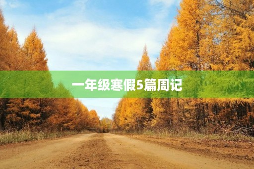 一年级寒假5篇周记 一年级寒假5篇周记