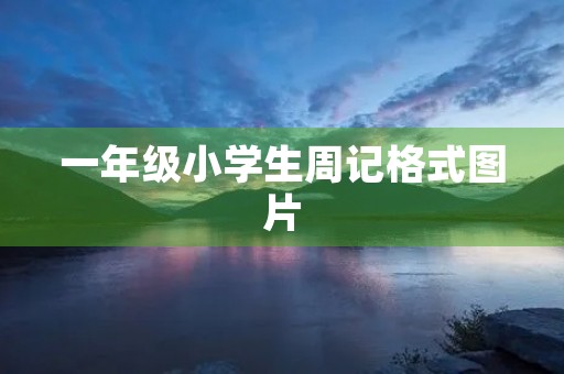 一年级小学生周记格式图片
