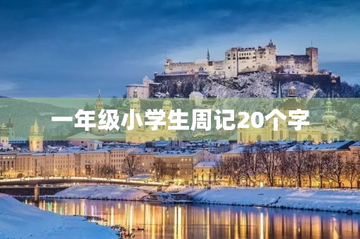 一年级小学生周记20个字 一年级小学生周记20个字