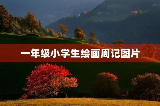 一年级小学生绘画周记图片