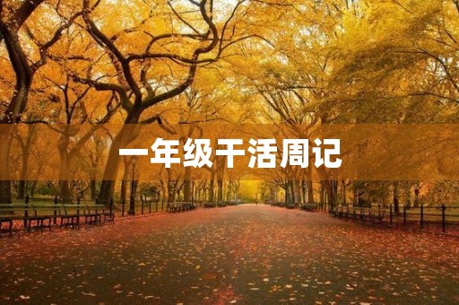 一年级干活周记 一年级干活周记