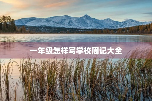 一年级怎样写学校周记大全 一年级怎样写学校周记大全