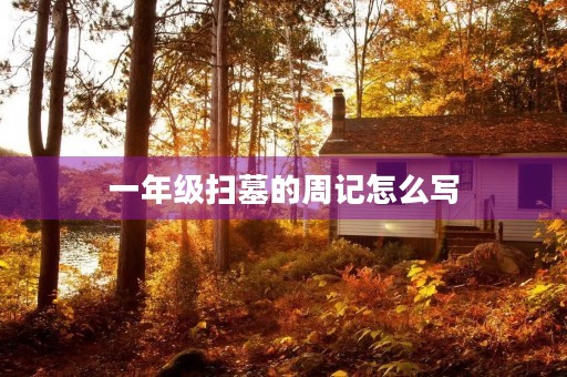 一年级扫墓的周记怎么写 一年级扫墓的周记怎么写