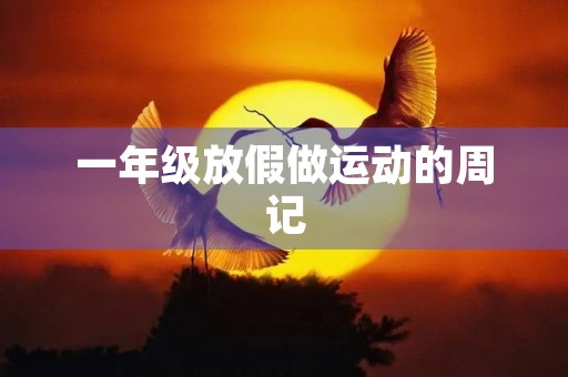 一年级放假做运动的周记
