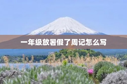 一年级放暑假了周记怎么写