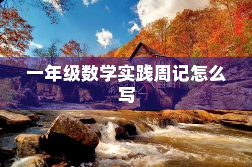 一年级数学实践周记怎么写 一年级数学实践周记怎么写