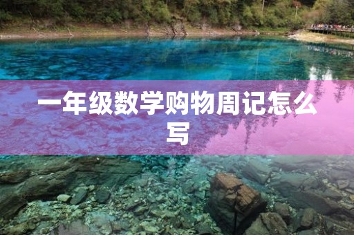 一年级数学购物周记怎么写 一年级数学购物周记怎么写