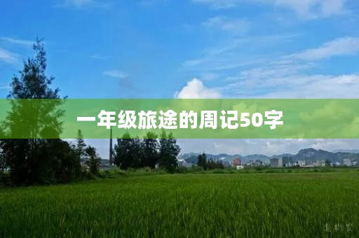 一年级旅途的周记50字