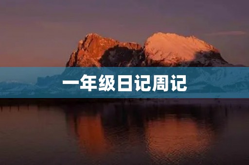 一年级日记周记