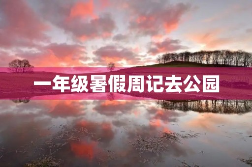 一年级暑假周记去公园