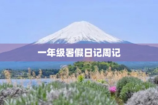 一年级暑假日记周记