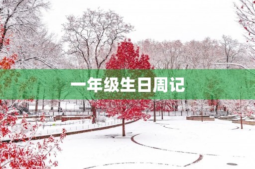 一年级生日周记 一年级生日周记
