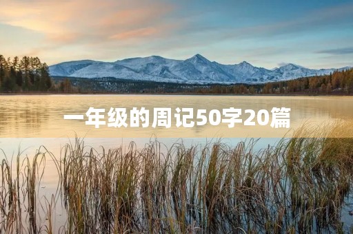 一年级的周记50字20篇