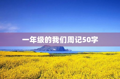 一年级的我们周记50字