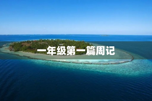 一年级第一篇周记