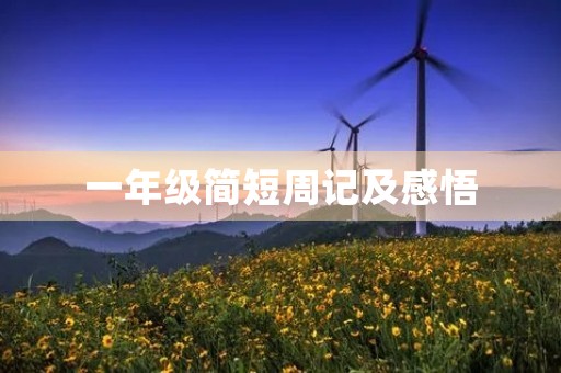 一年级简短周记及感悟 一年级简短周记及感悟