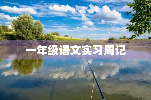 一年级语文实习周记 一年级语文实习周记