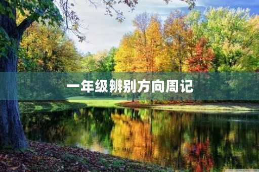 一年级辨别方向周记