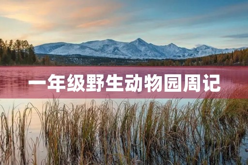 一年级野生动物园周记