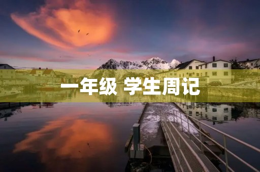 一年级 学生周记
